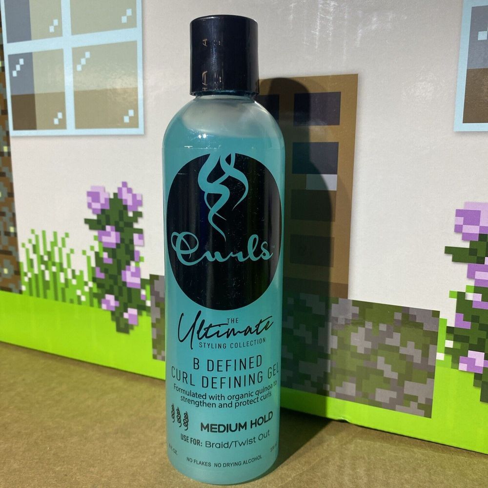 Curls Ultimate Styling Collection B Defining Gel Medium Hold 8 oz Unsealed